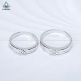  CR176 Nhẫn đôi hình thoi 