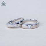  CR175 Nhẫn đôi princess 