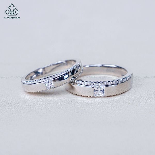  CR175 Nhẫn đôi princess 