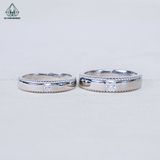  CR175 Nhẫn đôi princess 