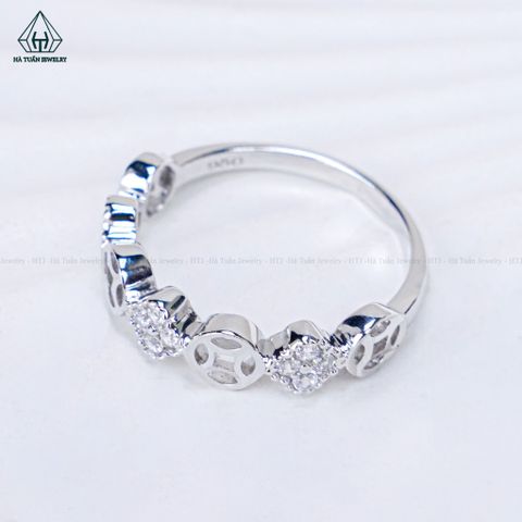 R994 Nhẫn nữ kim tiền cỏ 4 lá