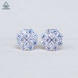  E114 Bông tai cỏ bốn lá 