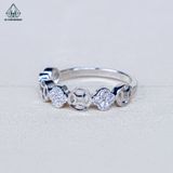  R994 Nhẫn nữ kim tiền cỏ 4 lá 