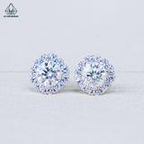  EX525 5.4mm Bông tai vuông đá 