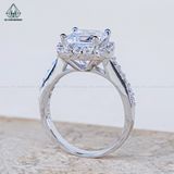  R995 Nhẫn nữ Asscher 7*7mm 