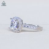  R995 Nhẫn nữ Asscher 7*7mm 