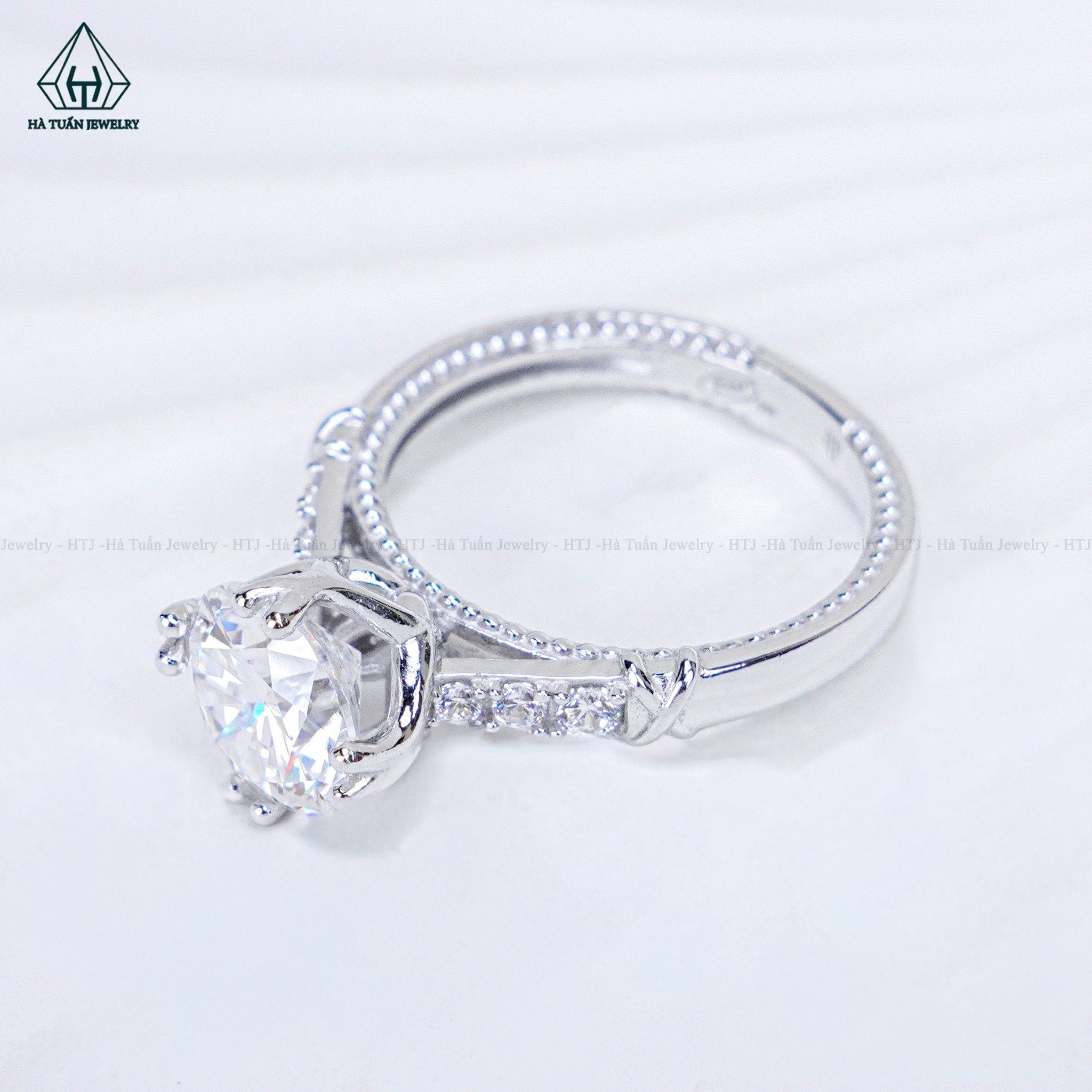  RX634 8mm Nhẫn nữ 8 chấu 