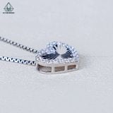  N710 Dây mặt liền Tim đính đá 