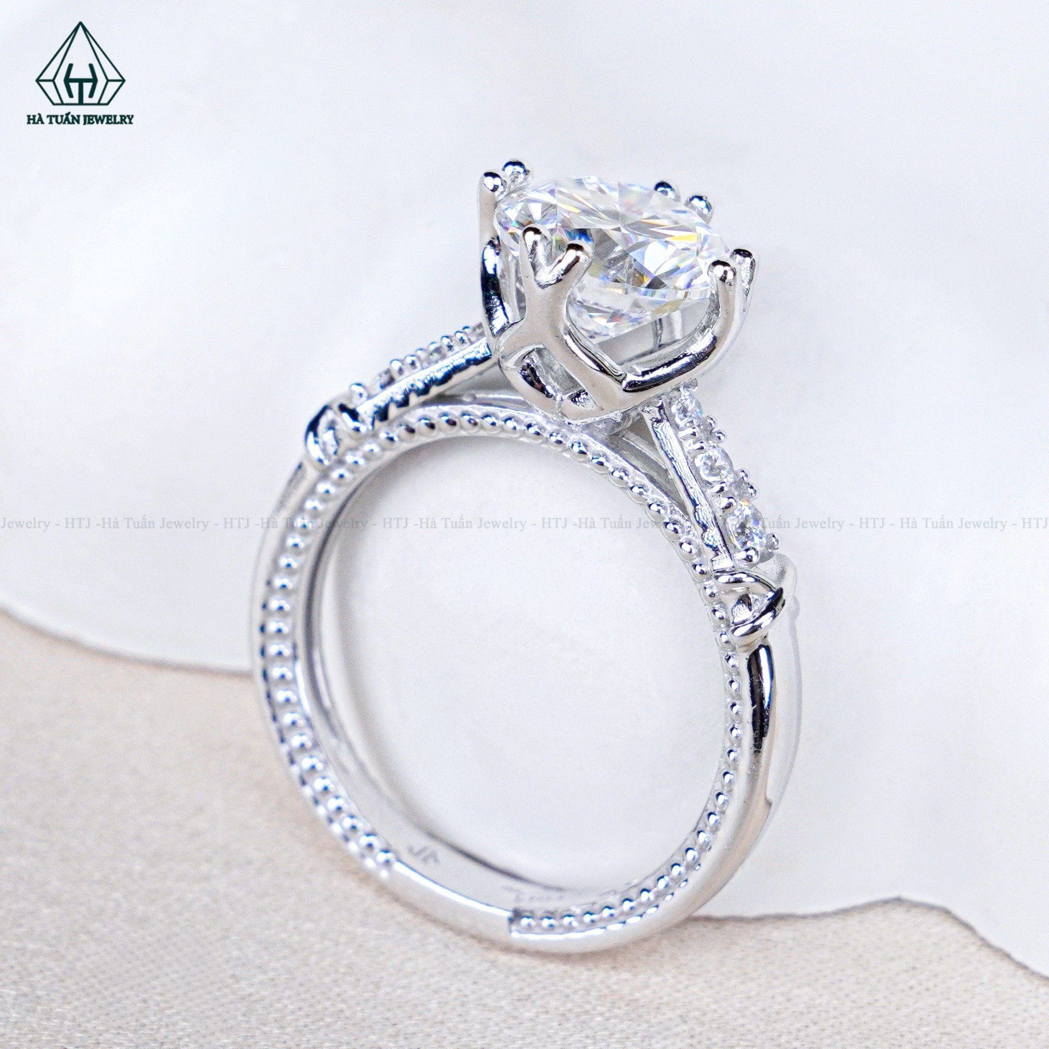  RX634 8mm Nhẫn nữ 8 chấu 