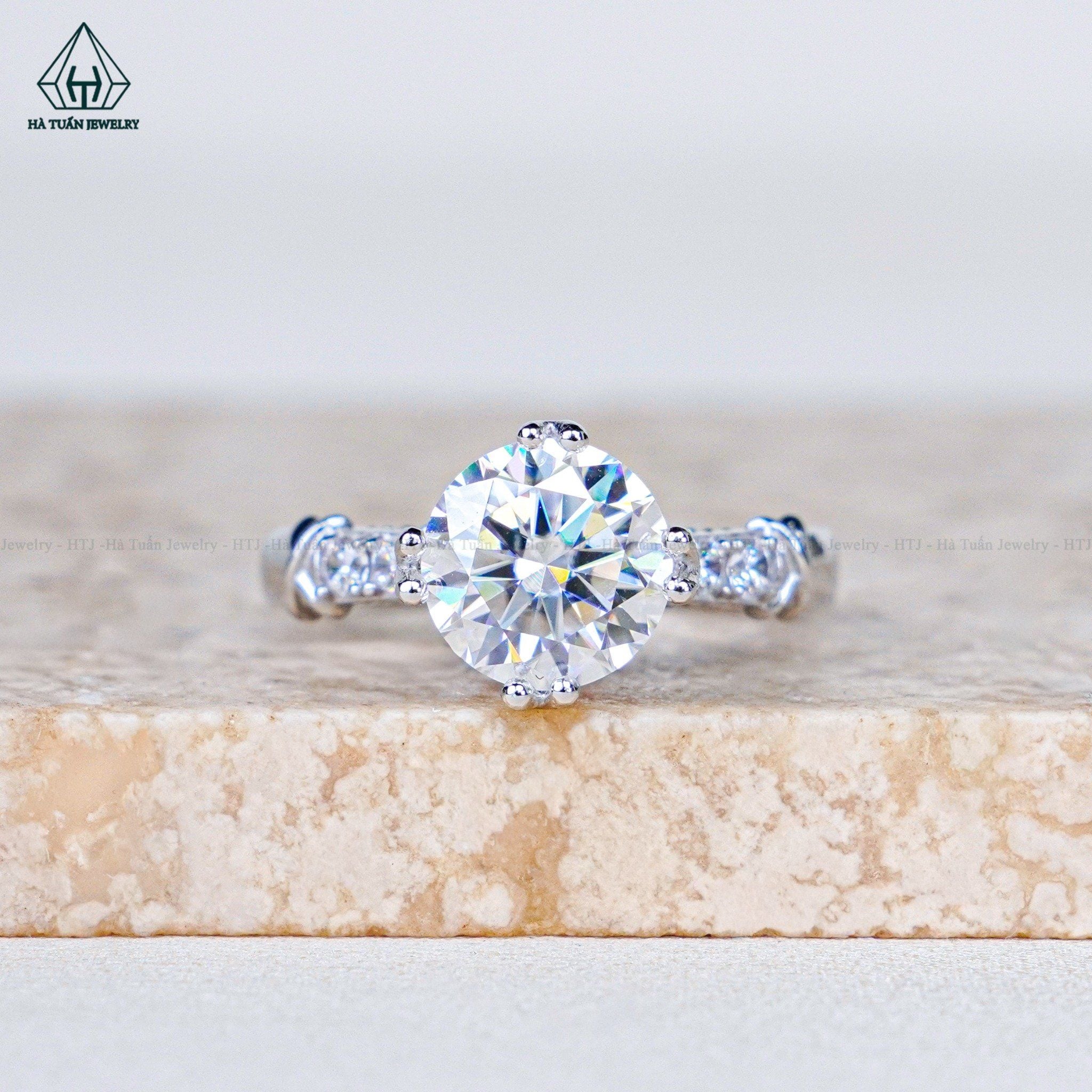  RX634 8mm Nhẫn nữ 8 chấu 