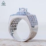  RMX187 6mm Nhẫn nam vuông baguette 