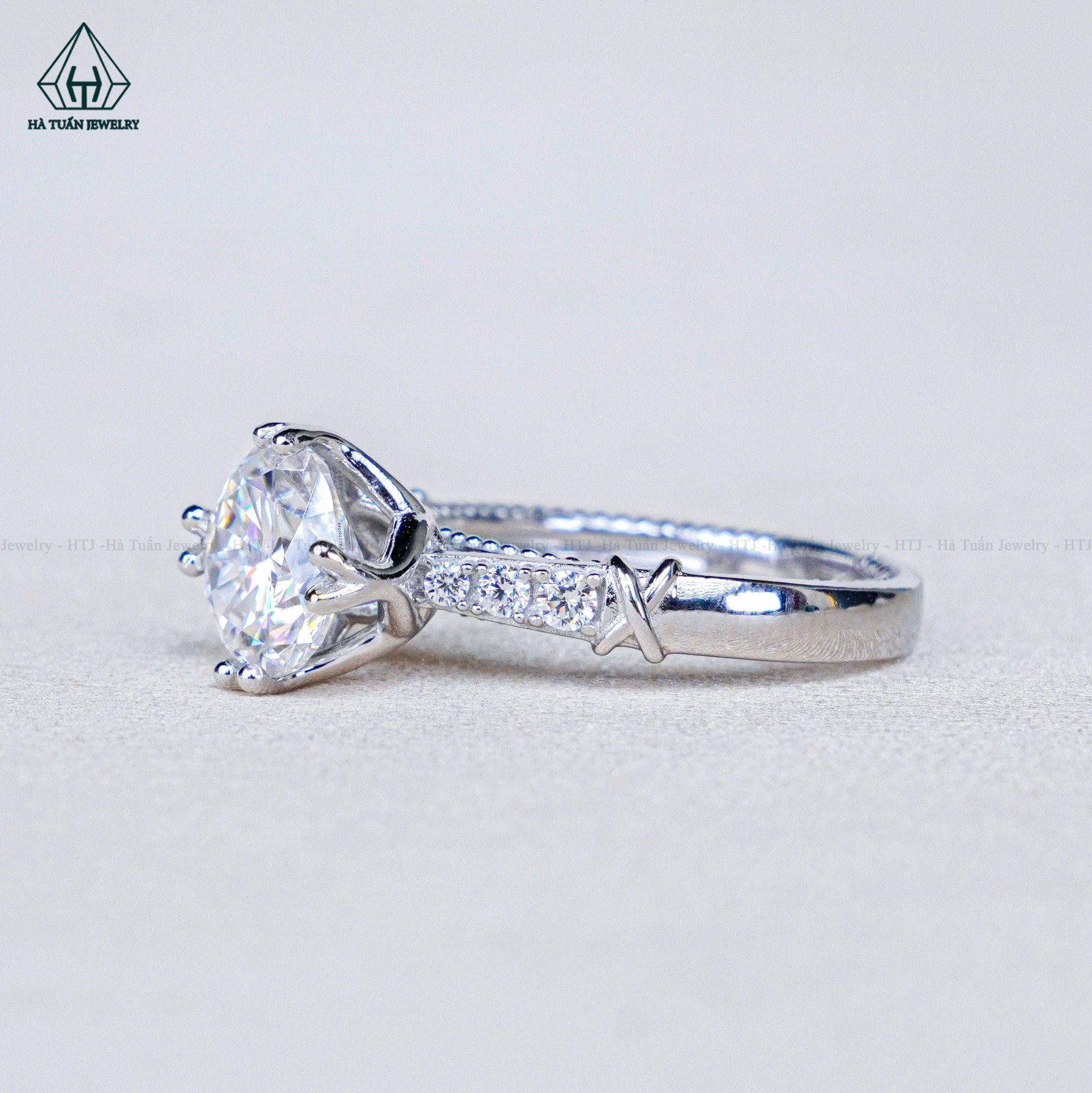  RX634 8mm Nhẫn nữ 8 chấu 