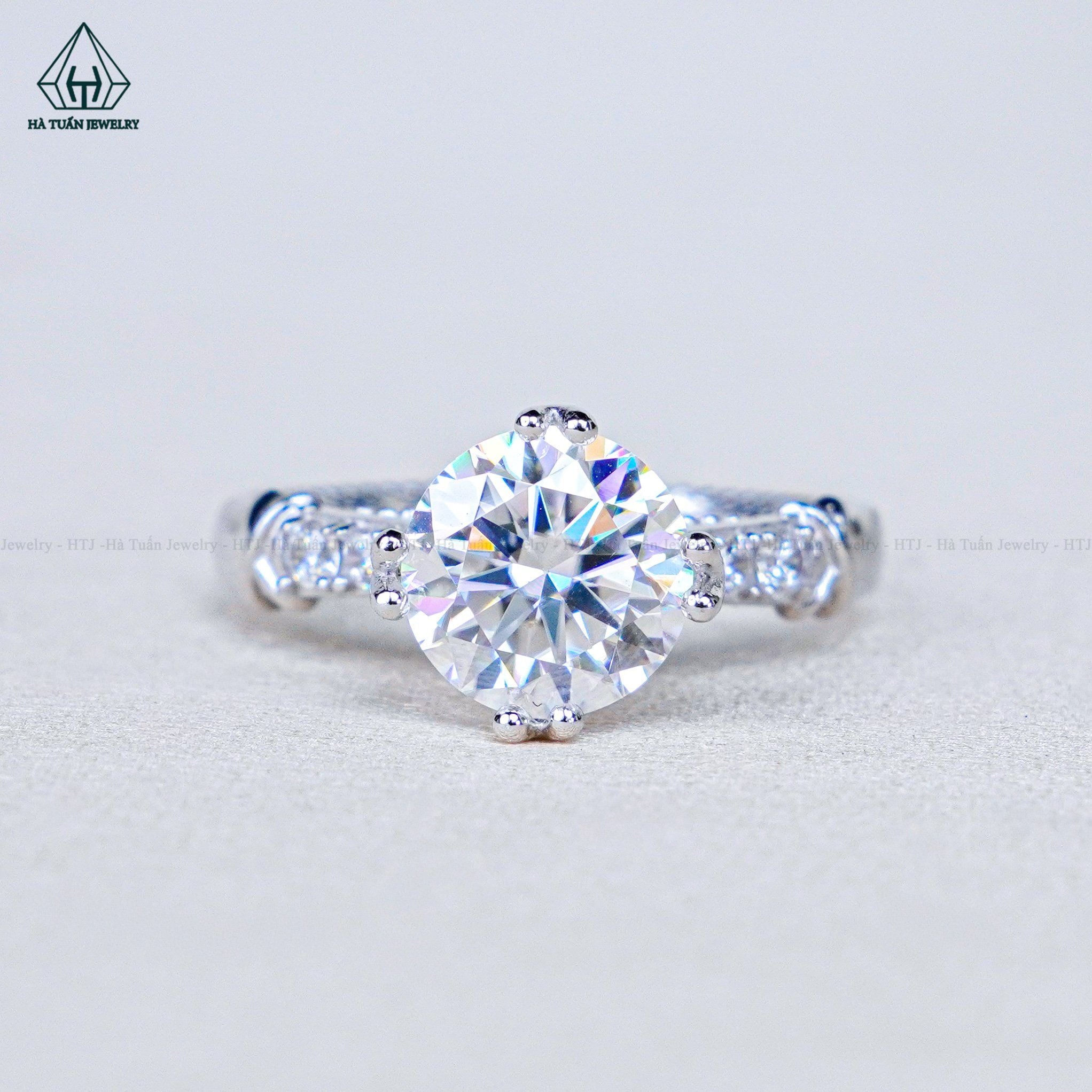  RX634 8mm Nhẫn nữ 8 chấu 