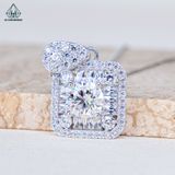  PX296 7mm Mặt dây chuyền vuông 