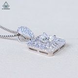  PX296 7mm Mặt dây chuyền vuông 