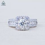  RX621 6mm Nhẫn nữ vuông đá 