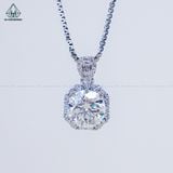  PX297 8mm Mặt dây chuyền vuông bo 