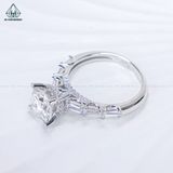  RX635 7.5mm Nhẫn nữ vành baguette 