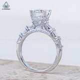  RX635 7.5mm Nhẫn nữ vành baguette 