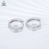  E118 Bông khoen nơ đá baguette 