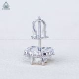  EX530 5.4mm Bông tai vuông đá 