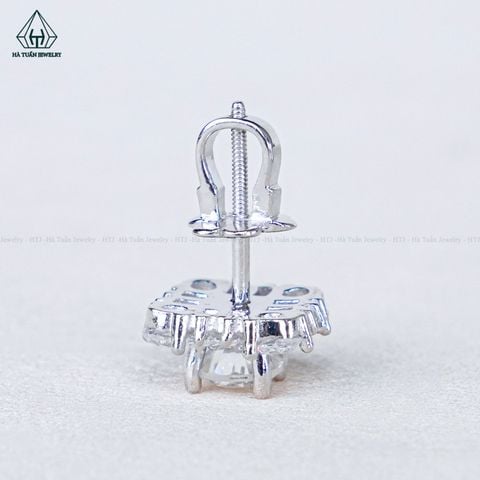 EX530 5.4mm Bông tai vuông đá