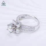  RX627 FULL MOIS 6mm Nhẫn nữ 8 cánh nhọn 