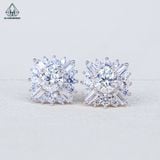  EX532 5mm Bông tai vuông nhọn 