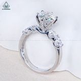  RX620 8mm Nhẫn nữ đai 4mm 