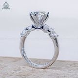  RX620 8mm Nhẫn nữ đai 4mm 