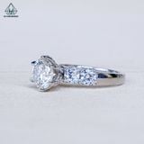  RX620 8mm Nhẫn nữ đai 4mm 