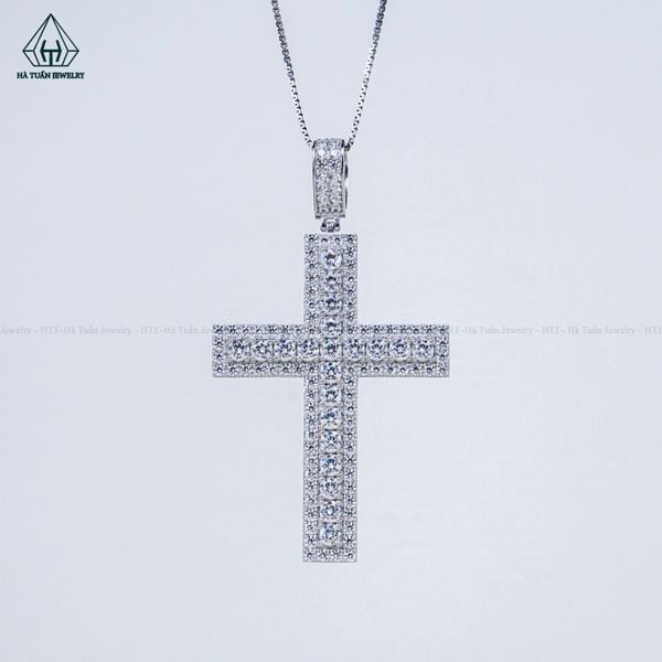  P430 Mặt dây chuyền thánh giá full tấm 