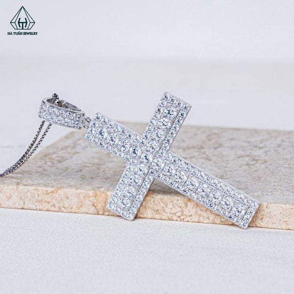  P430 Mặt dây chuyền thánh giá full tấm 