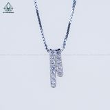  P431 Mặt dây chuyền 2 hàng đá 