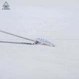  P431 Mặt dây chuyền 2 hàng đá 