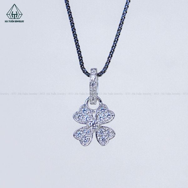  P434 Mặt dây chuyền cỏ 4 lá 