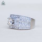  RMX189 7mm Nhẫn nam vành baguette 