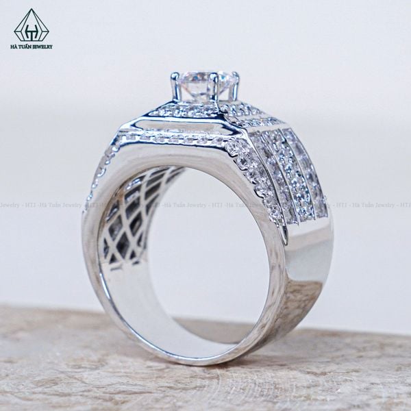  RMX190 6mm Nhẫn nam vuông 