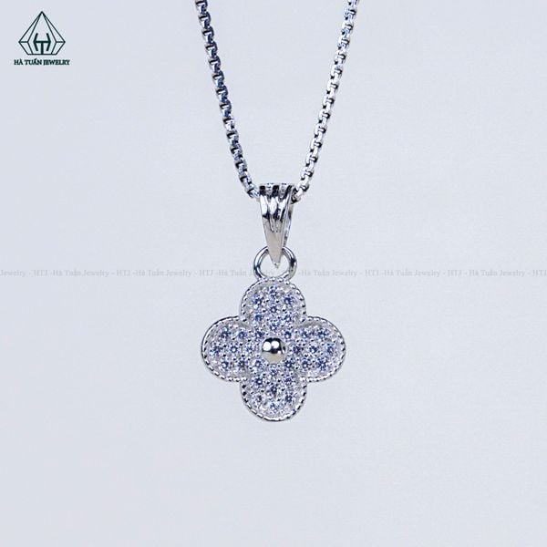  P436 12mm Mặt dây chuyền VAN đá 