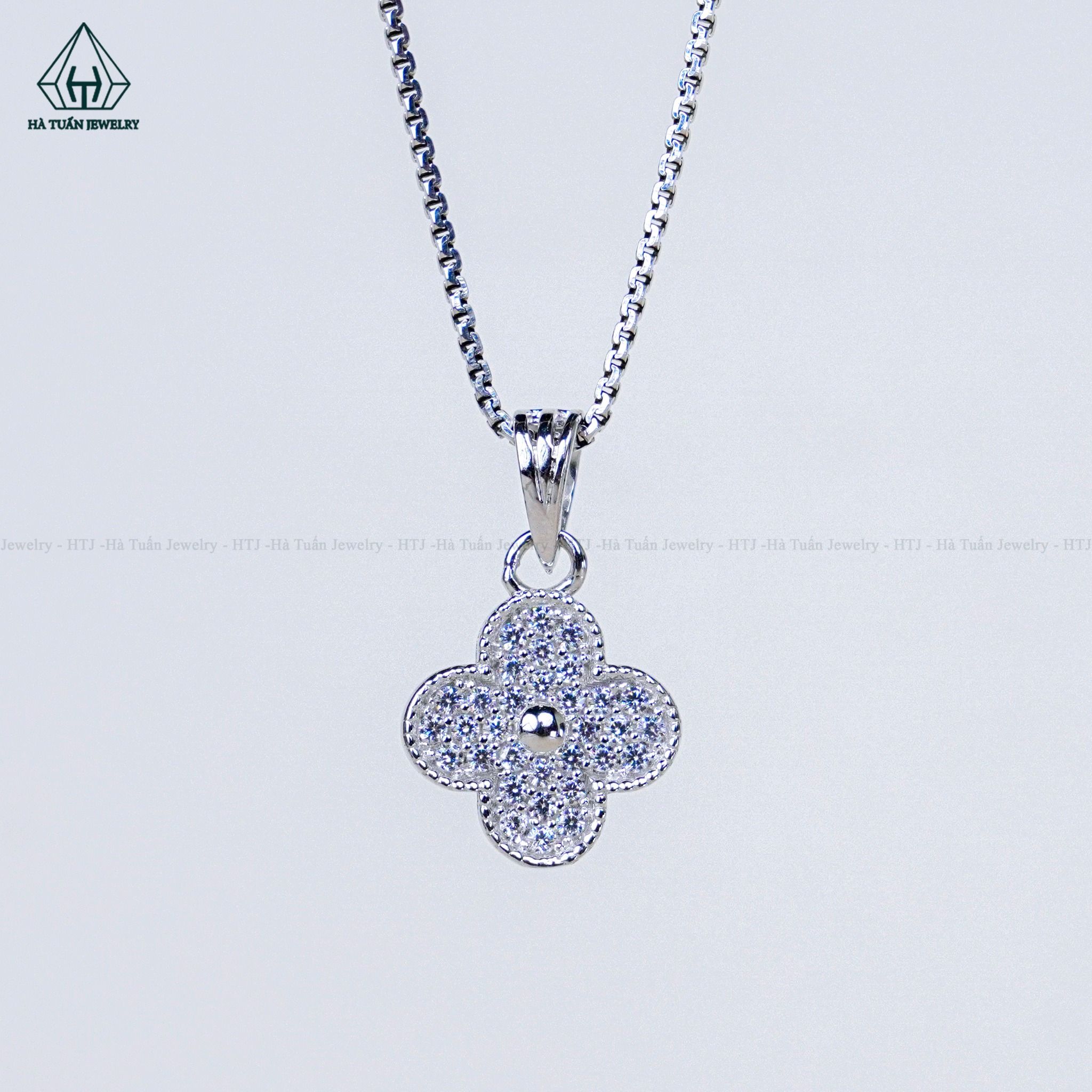  P436 12mm Mặt dây chuyền VAN đá 