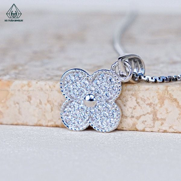  P436 12mm Mặt dây chuyền VAN đá 