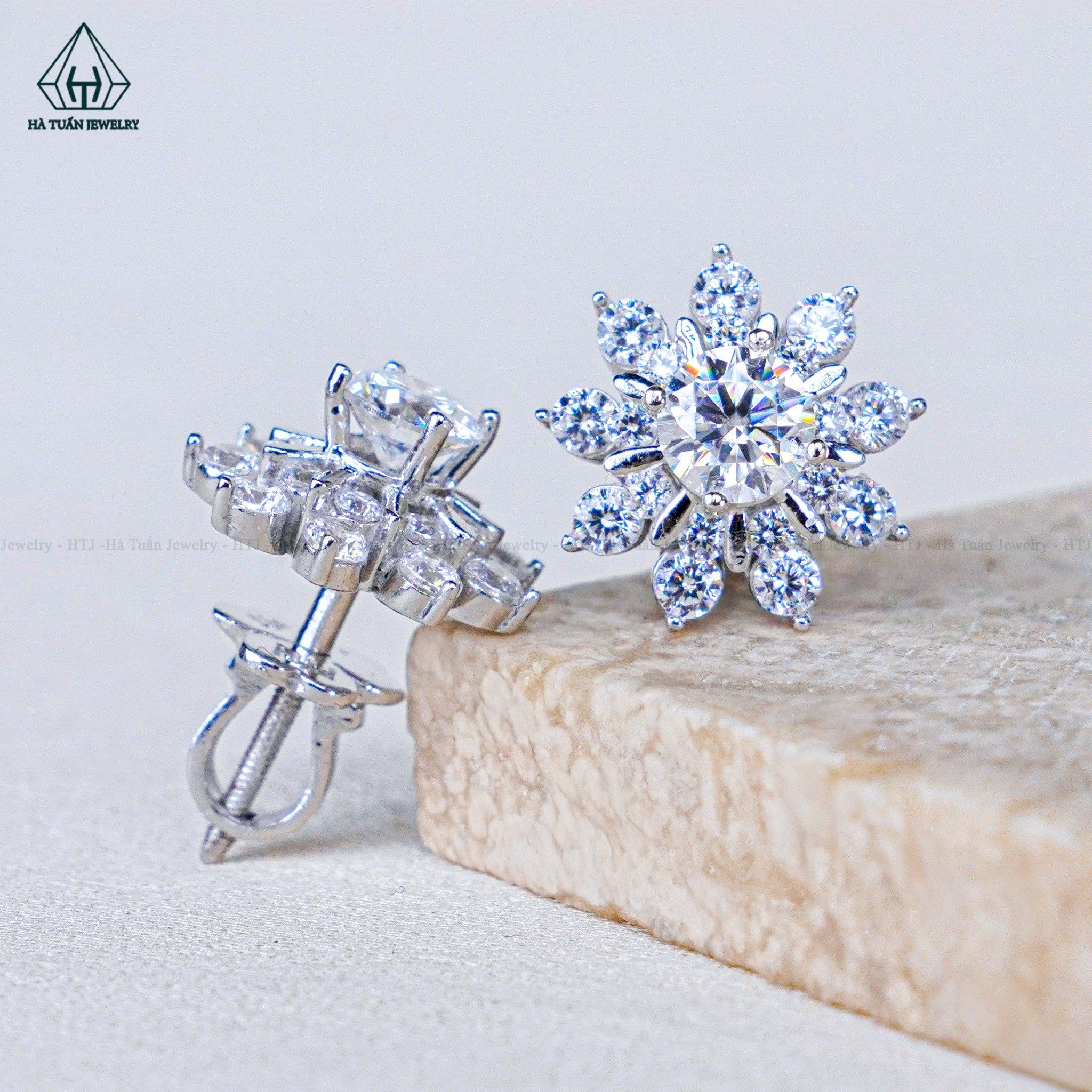  EX535 4.5mm Bông tai 9 cánh 