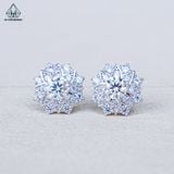  EX536 5mm Bông tai ngôi sao 8 cánh 