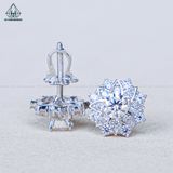  EX536 5mm Bông tai ngôi sao 8 cánh 