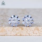  EX537 4mm Bông tai 8 cánh 