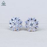  EX537 4mm Bông tai 8 cánh 