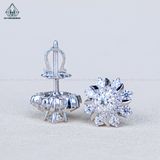  EX537 4mm Bông tai 8 cánh 