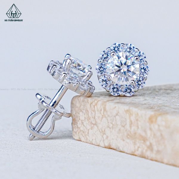  EX538 5mm Bông tai tròn 