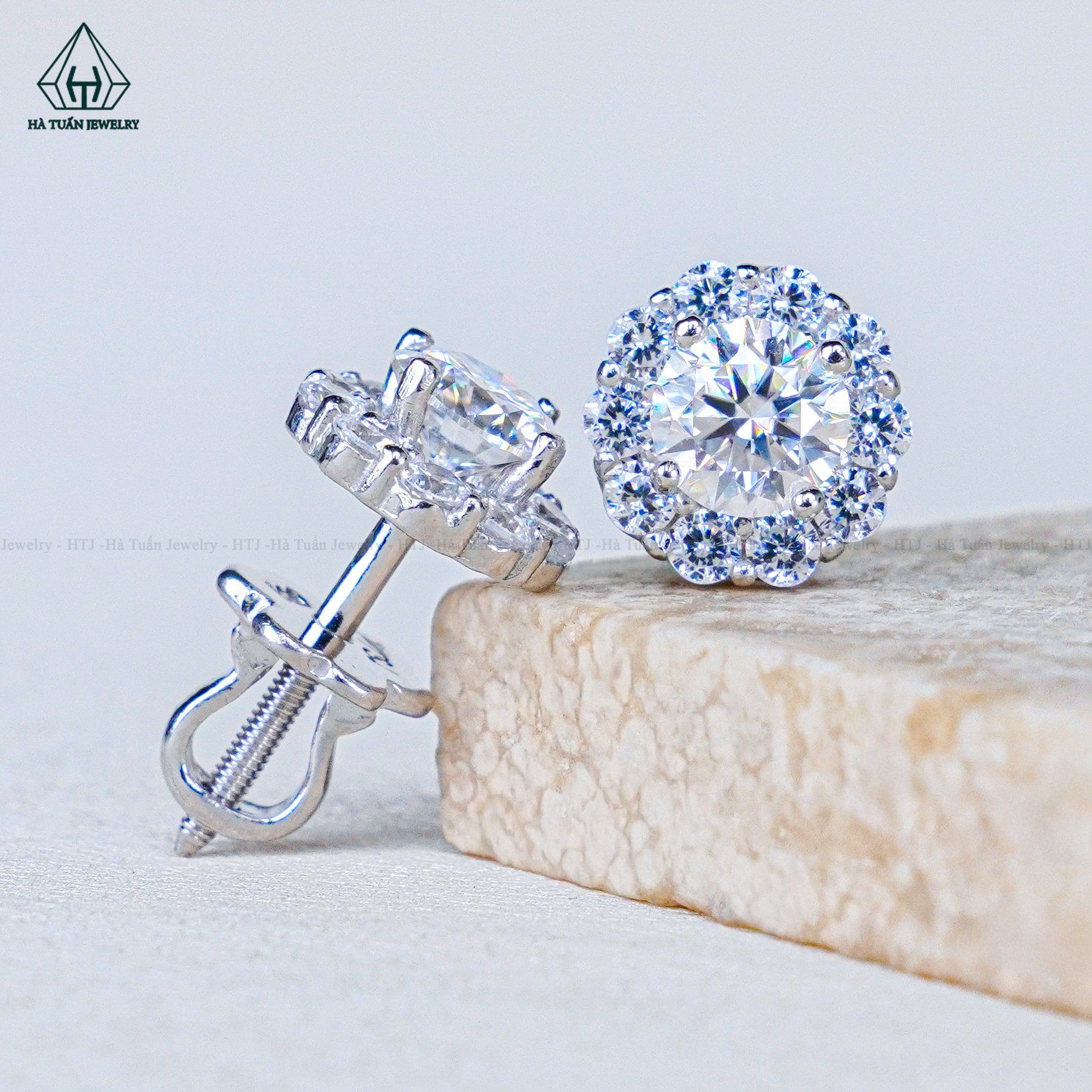  EX538 5mm Bông tai tròn 