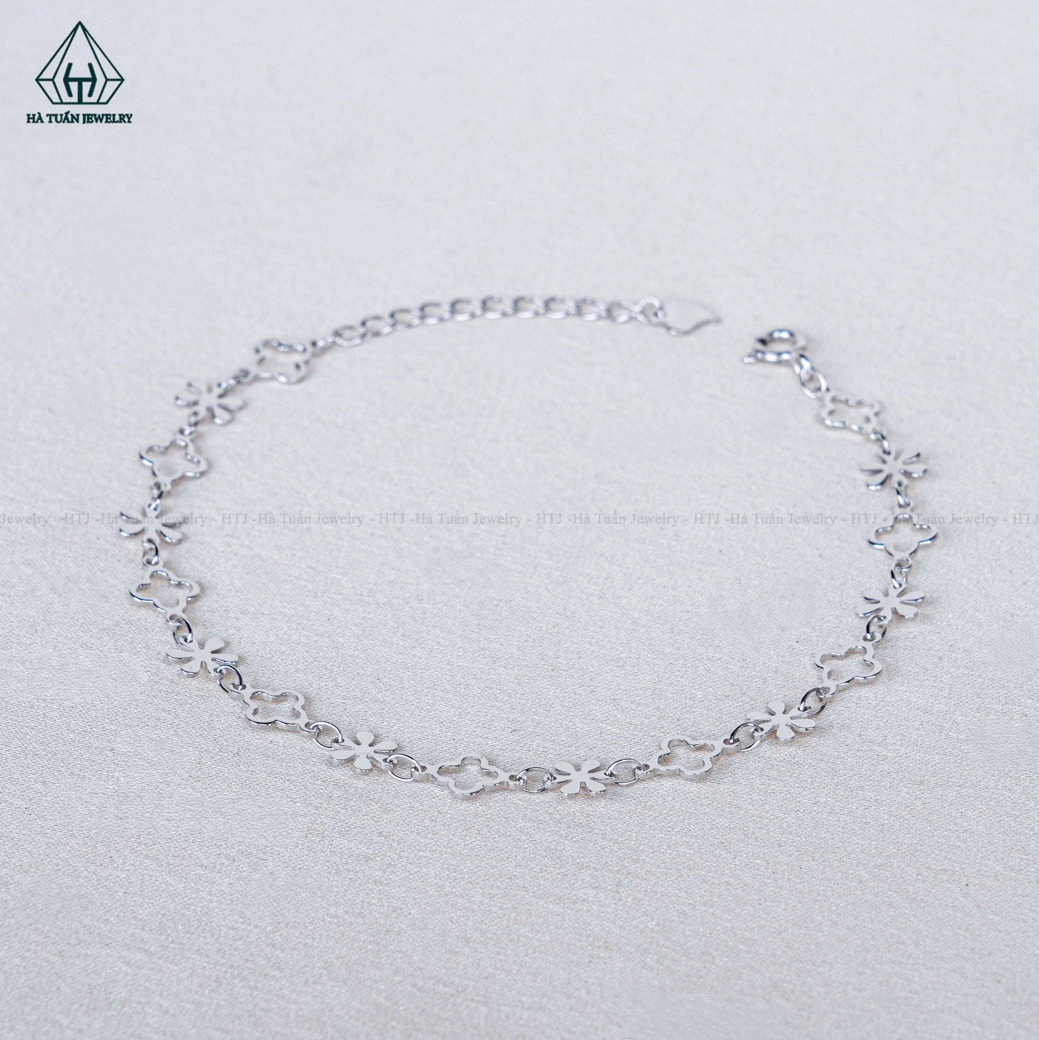  B077 Lắc tay hoa 6 cánh 